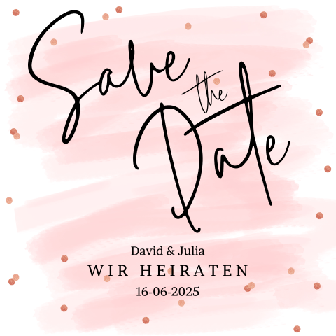 Save The Date Karten Gestalten Grosse Auswahl Pretty Orange